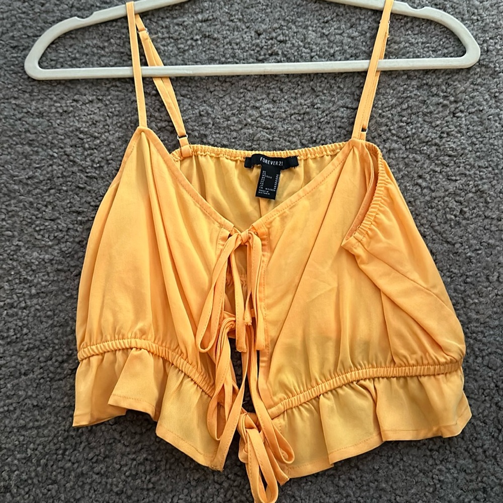 Orange Crop Top